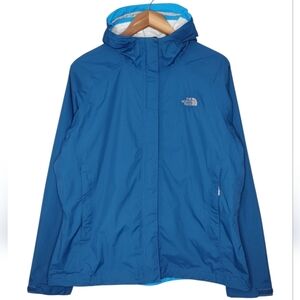 The North Face HyVent DT Nylon Blue Full-Zip Rain Windbreaker Jacket Sz L
